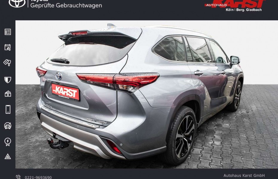 Toyota Highlander 2.5 Hybrid Luxury 7-Sitzer, 360Kamera